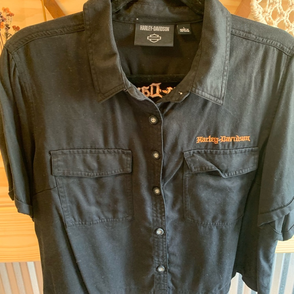 Harley-Davidson Black Womens Shirt